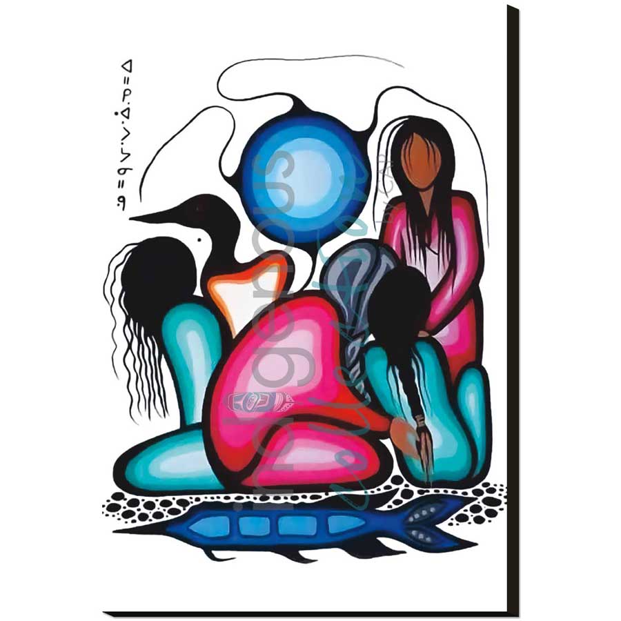 Growth Within by artist Simone McLeod - Ojibway. Indigenous Collection
