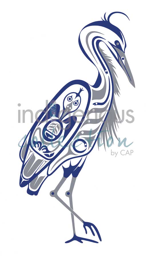 Blue Heron by artist April White