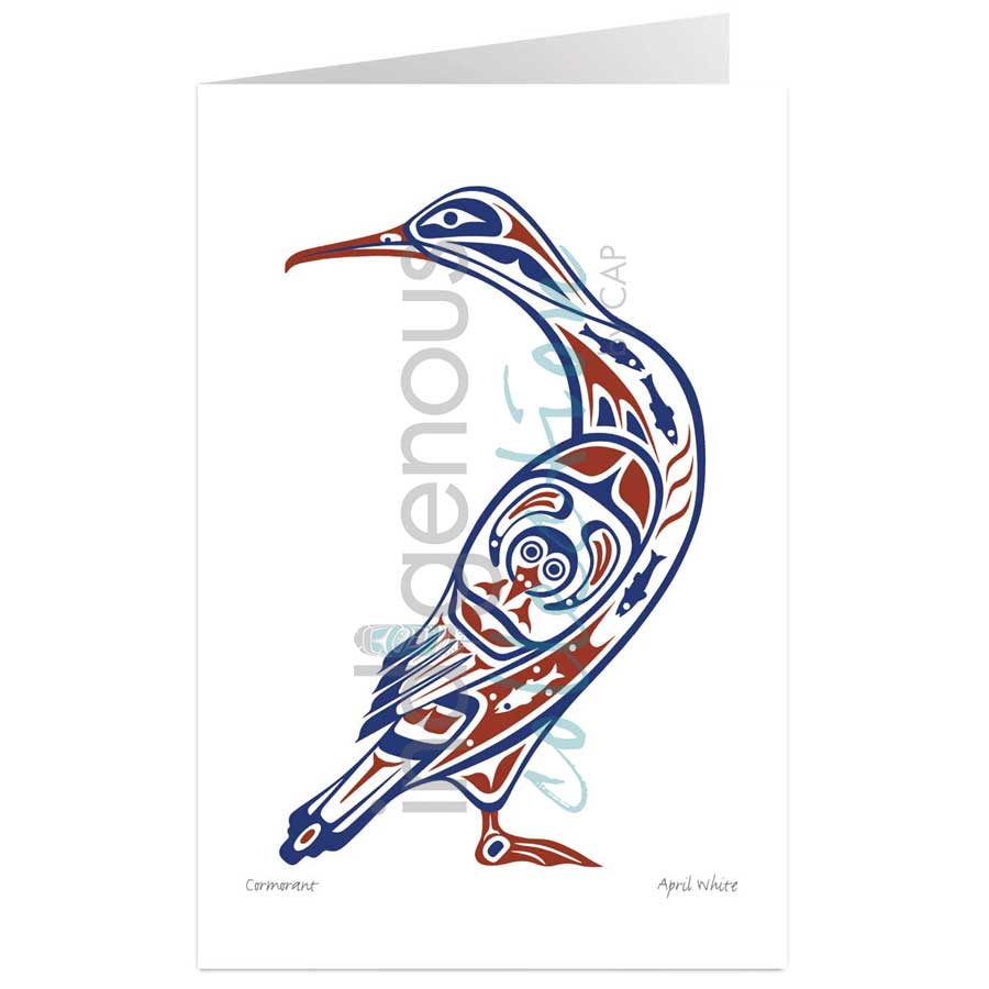 Cormorant by artist April White
