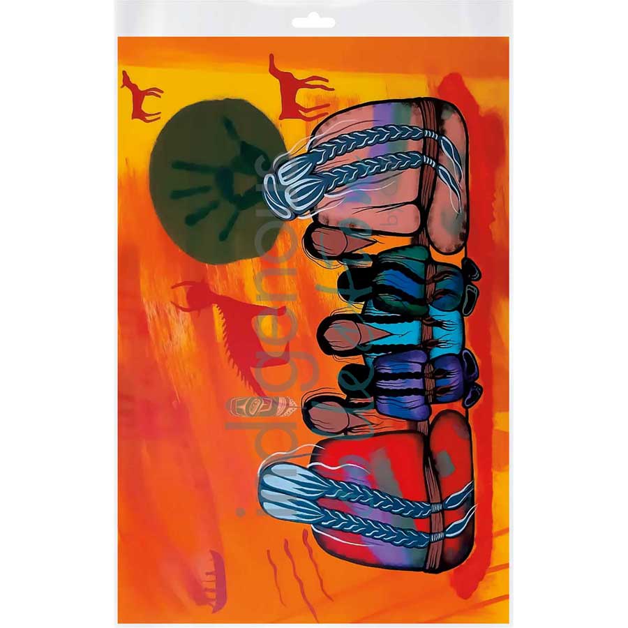 Great Strength in Our History by artist Simone McLeod - Ojibway. Indigenous Collection
