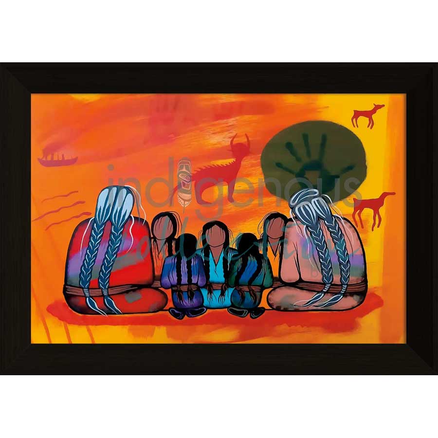 Great Strength in Our History by artist Simone McLeod - Ojibway. Indigenous Collection