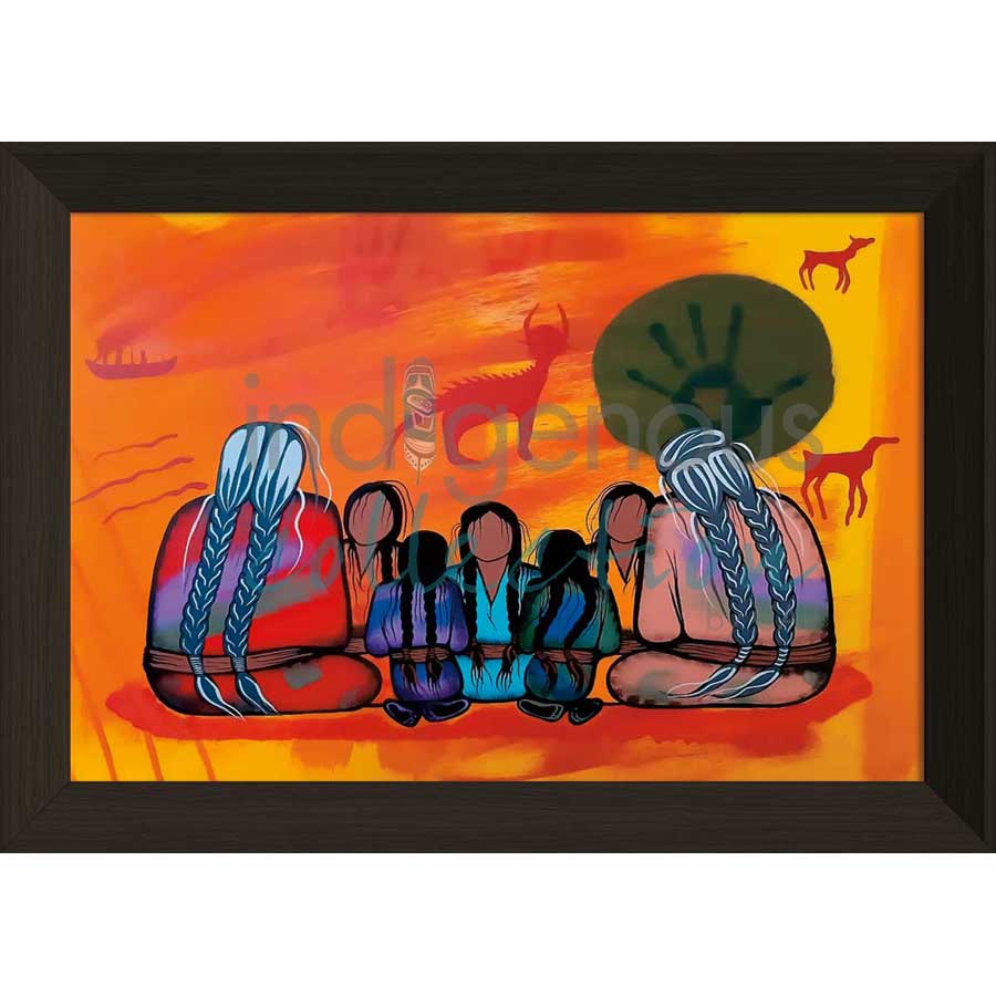 Great Strength in Our History by artist Simone McLeod - Ojibway. Indigenous Collection