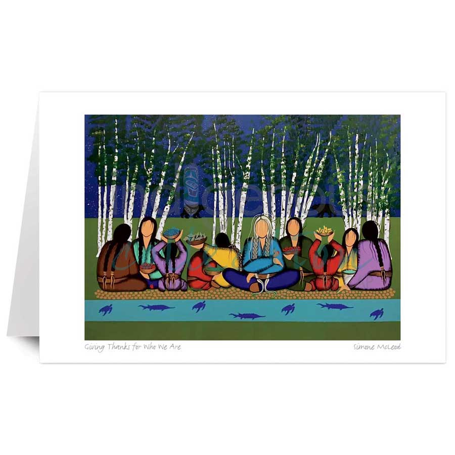 Giving Thanks for Who We Are by artist Simone McLeod