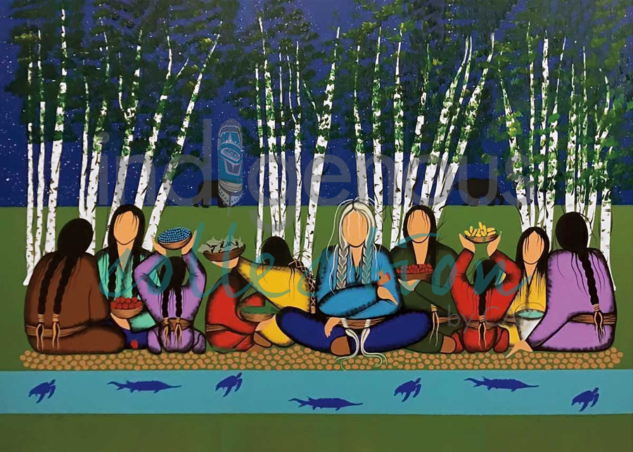 Giving Thanks for Who We Are by artist Simone McLeod