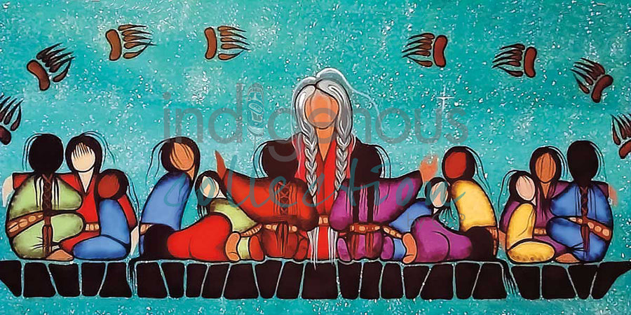 The Voice for the Children by artist Simone McLeod