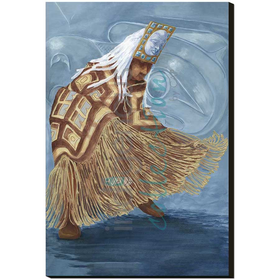 Silver Dancer by artist Jean Taylor - Tlingit. Indigenous Collection