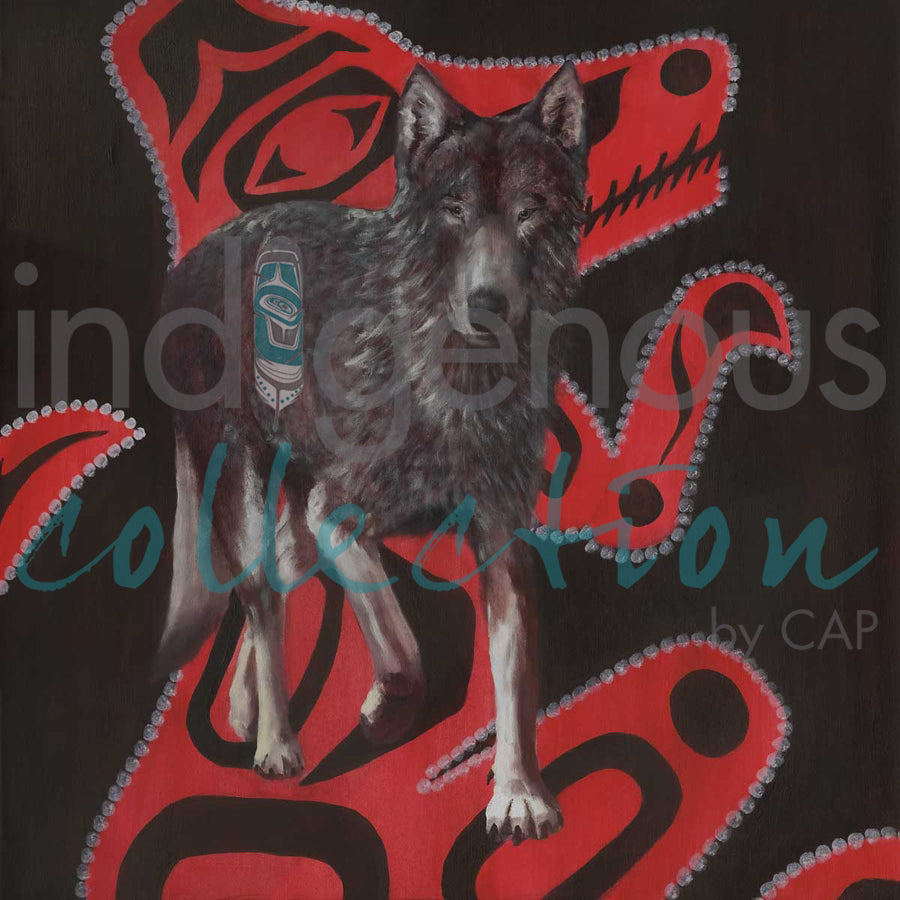 Wolves by artist Jean Taylor