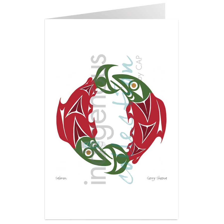 Salmon by artist Gerry Sheena