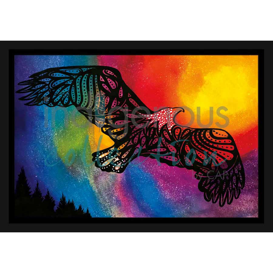 Eagle Medicine by artist Betty Albert - Cree. Indigenous Collection