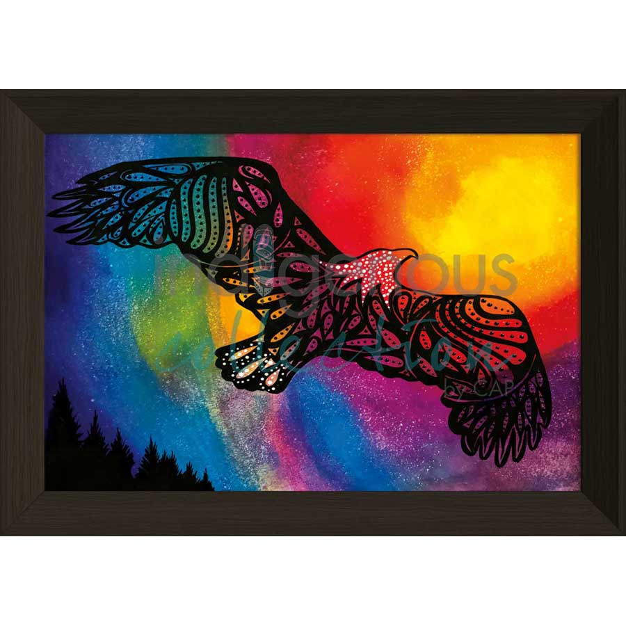 Eagle Medicine by artist Betty Albert - Cree. Indigenous Collection