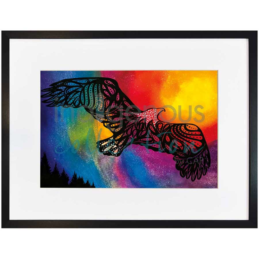 Eagle Medicine by artist Betty Albert - Cree. Indigenous Collection
