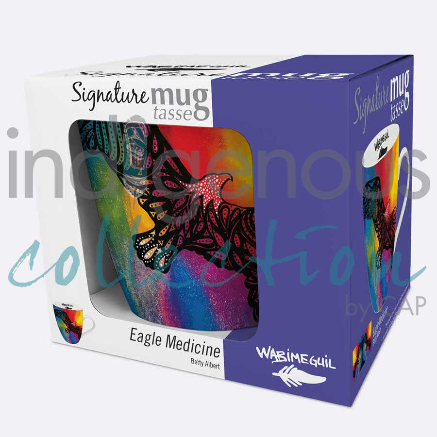 Eagle Medicine 18 oz. Signature Mug by artist Betty Albert