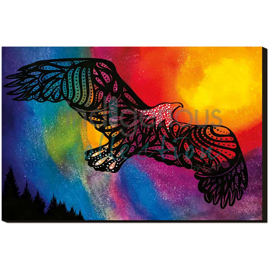 Eagle Medicine by artist Betty Albert - Cree. Indigenous Collection