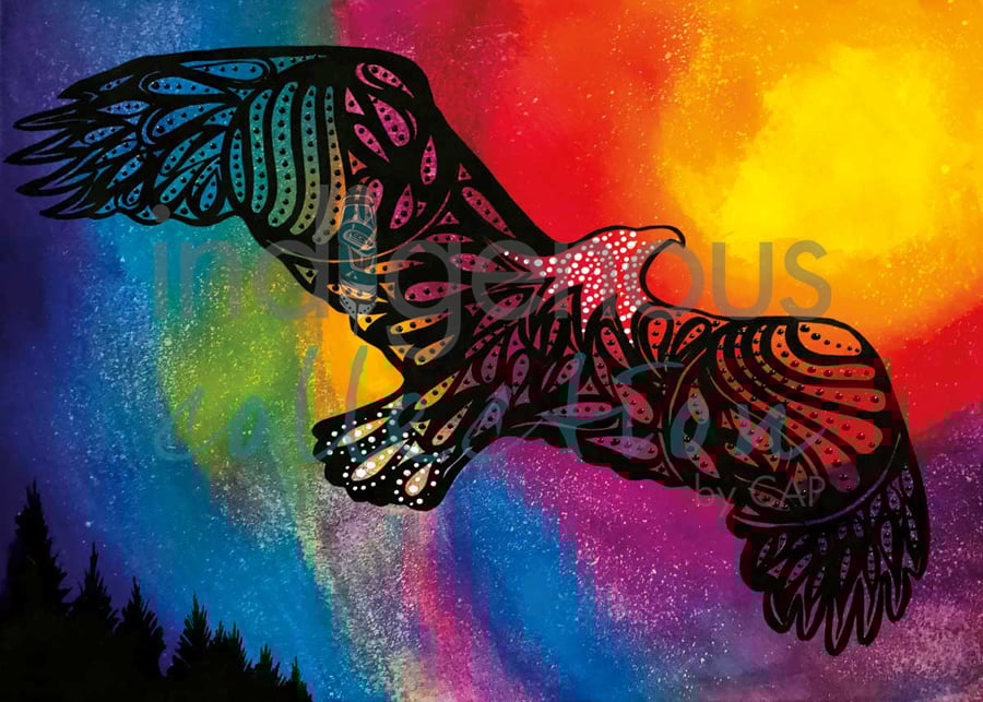 Eagle Medicine by artist Betty Albert