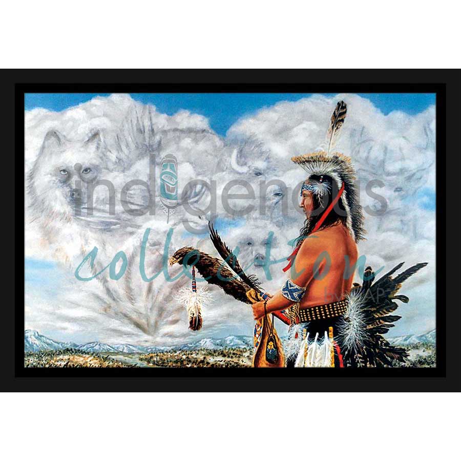 Seeker of Wisdom by artist John Balloue - Cherokee. Indigenous Collection