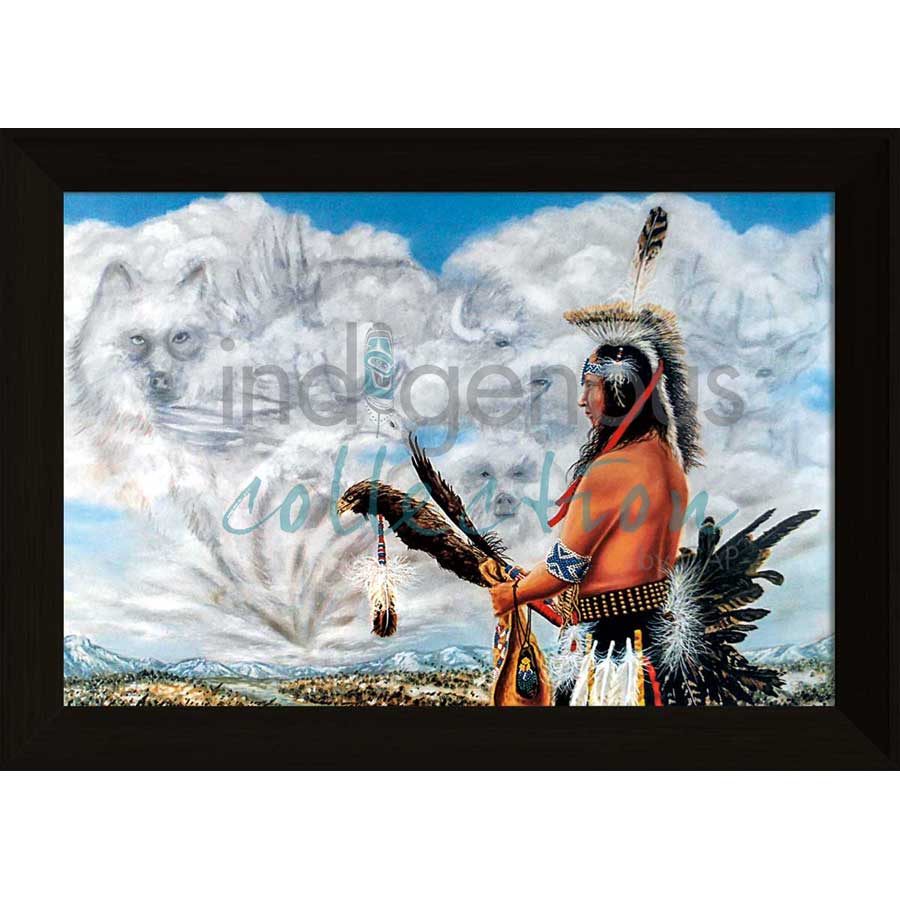 Seeker of Wisdom by artist John Balloue - Cherokee. Indigenous Collection