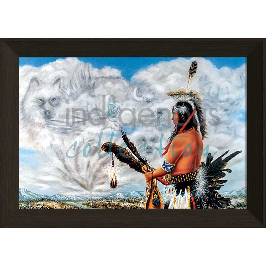 Seeker of Wisdom by artist John Balloue - Cherokee. Indigenous Collection