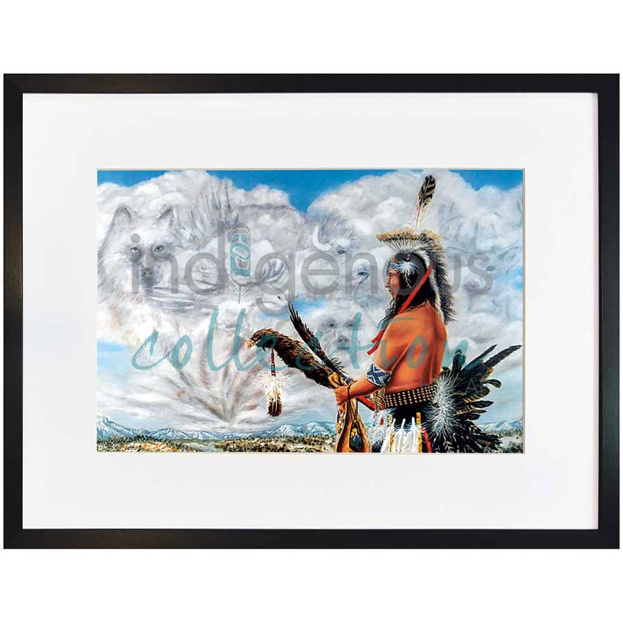 Seeker of Wisdom by artist John Balloue - Cherokee. Indigenous Collection