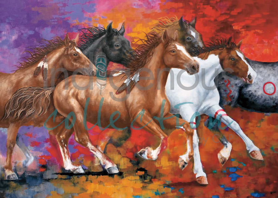 Running Free by artist John Balloue