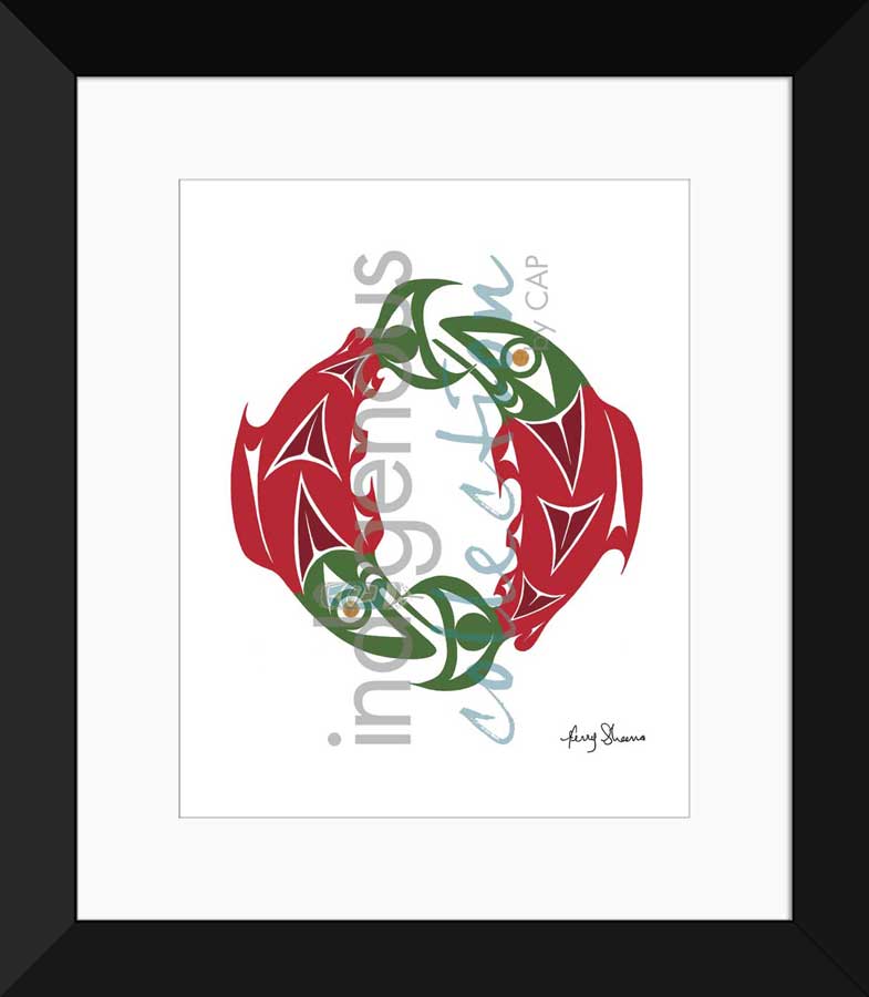 Salmon Limited Edition. Indigenous Collection