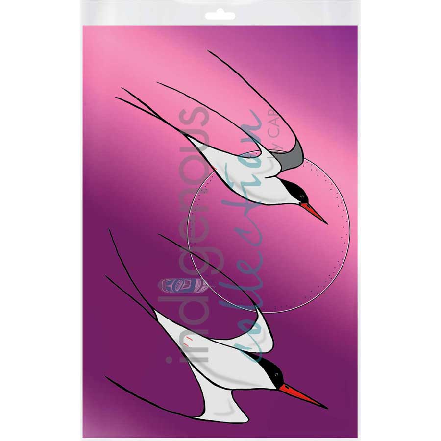 Arctic Sweep (Terns) by artist Rick Beaver - Ojibway. Indigenous Collection