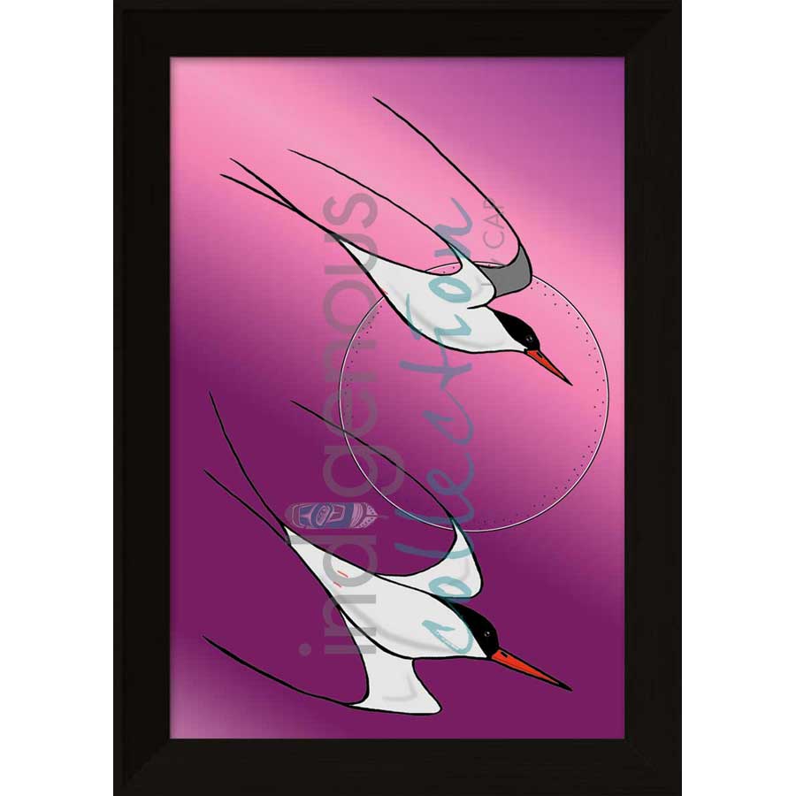 Arctic Sweep (Terns) by artist Rick Beaver - Ojibway. Indigenous Collection
