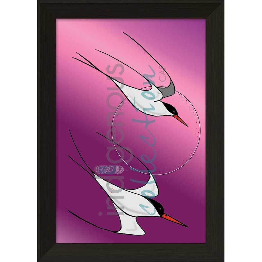 Arctic Sweep (Terns) by artist Rick Beaver - Ojibway. Indigenous Collection