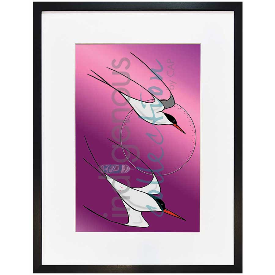Arctic Sweep (Terns) by artist Rick Beaver - Ojibway. Indigenous Collection