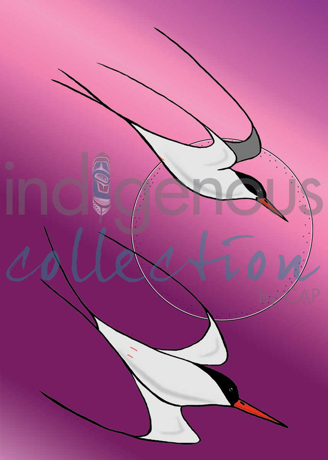 Arctic Sweep (Terns) by artist Rick Beaver