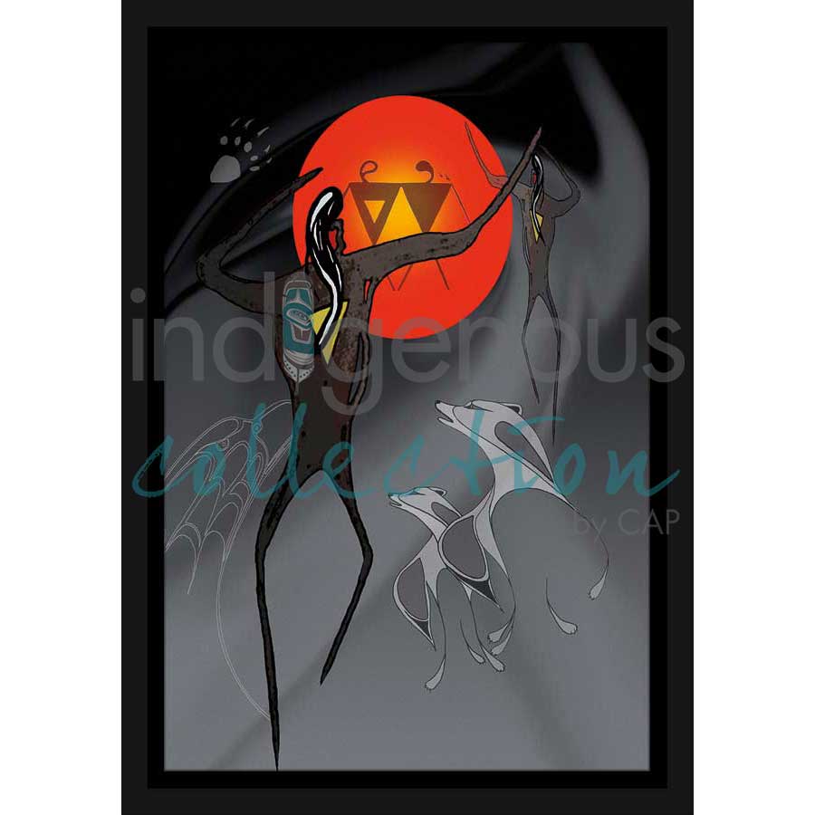 All My Relations by artist Rick Beaver - Ojibway. Indigenous Collection