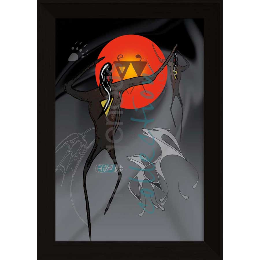 All My Relations by artist Rick Beaver - Ojibway. Indigenous Collection