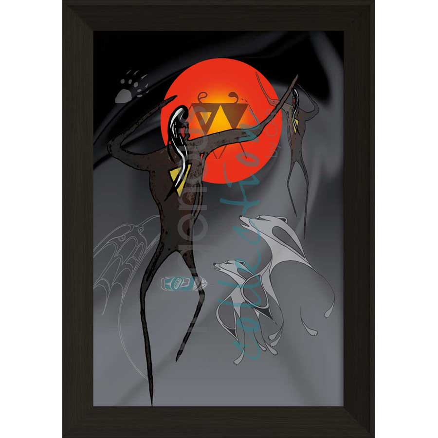 All My Relations by artist Rick Beaver - Ojibway. Indigenous Collection