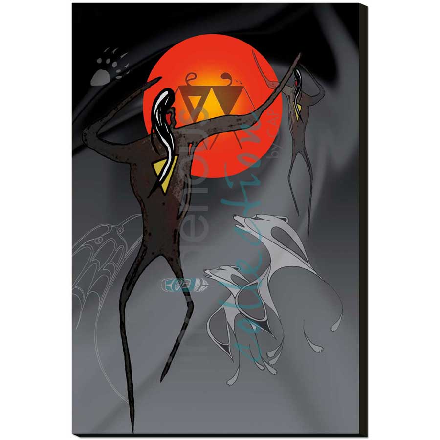 All My Relations by artist Rick Beaver - Ojibway. Indigenous Collection
