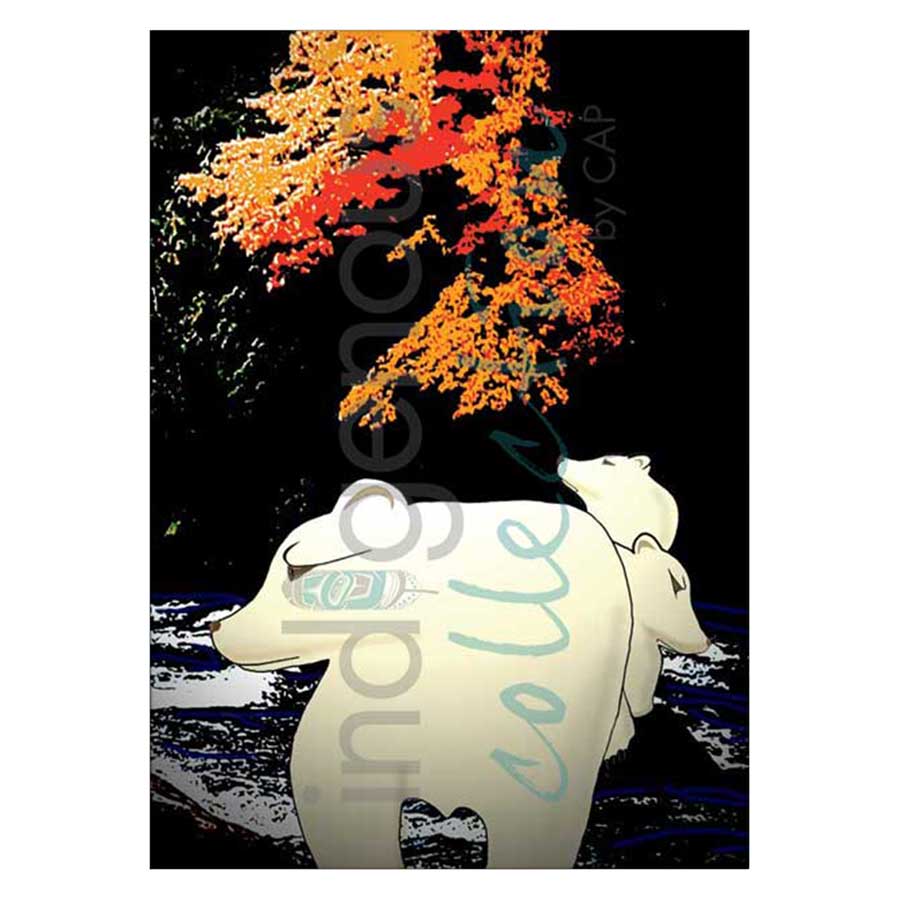 Fishing Family - Spirit Bears Canvas Prints