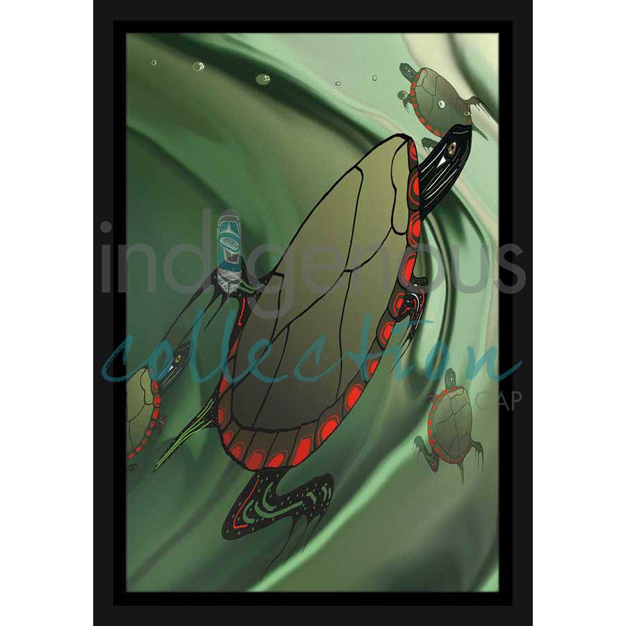 From the Painted Deep by artist Rick Beaver - Ojibway. Indigenous Collection