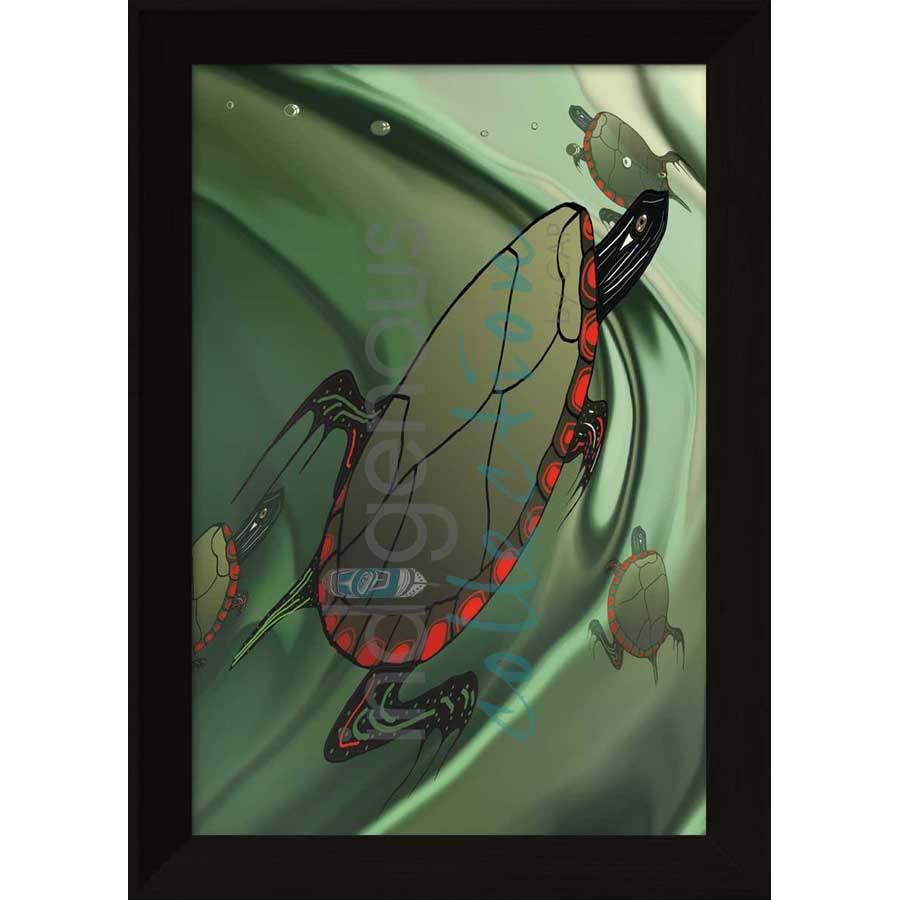 From the Painted Deep by artist Rick Beaver - Ojibway. Indigenous Collection