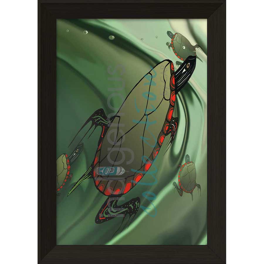 From the Painted Deep by artist Rick Beaver - Ojibway. Indigenous Collection