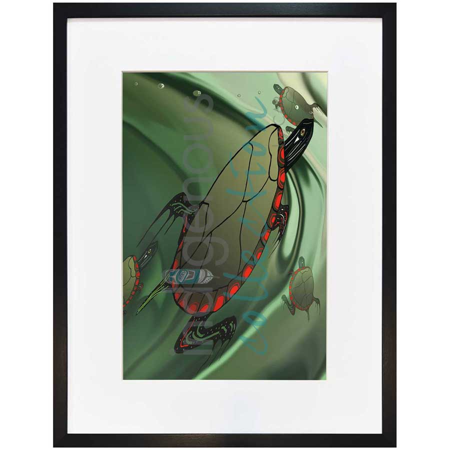 From the Painted Deep by artist Rick Beaver - Ojibway. Indigenous Collection