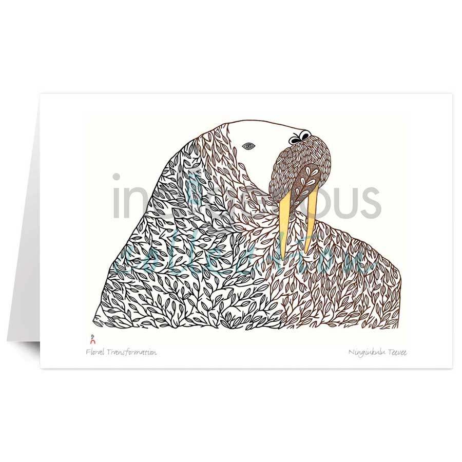 Floral Transformation by artist Ningiukulu Teevee