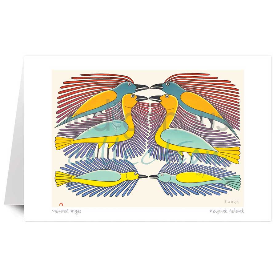 Mirrored Image by artist Kenojuak Ashevak