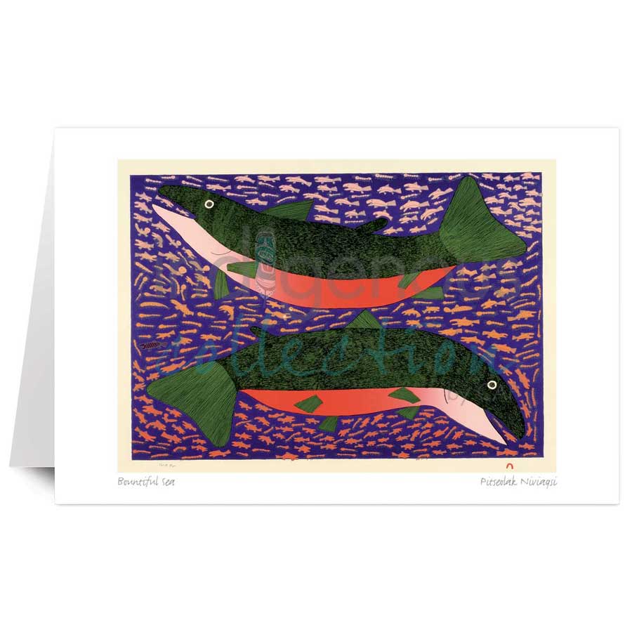 Bountiful Sea by artist Pitseolak Niviaqsi