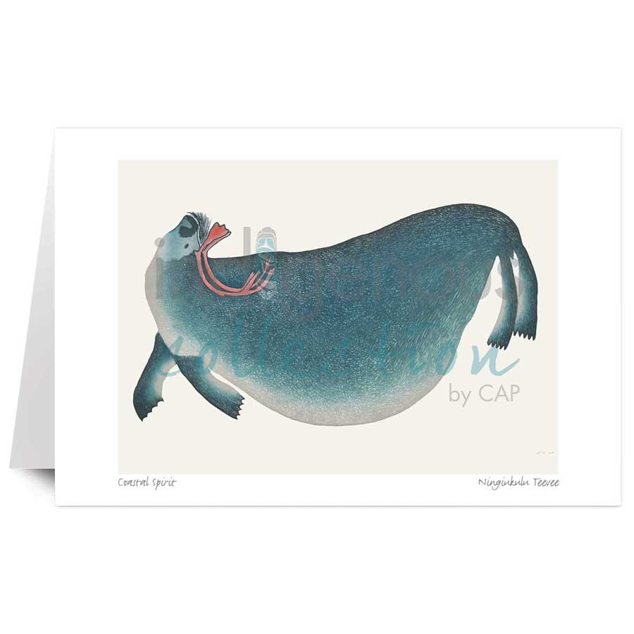 Coastal Spirit by artist Ningiukulu Teevee