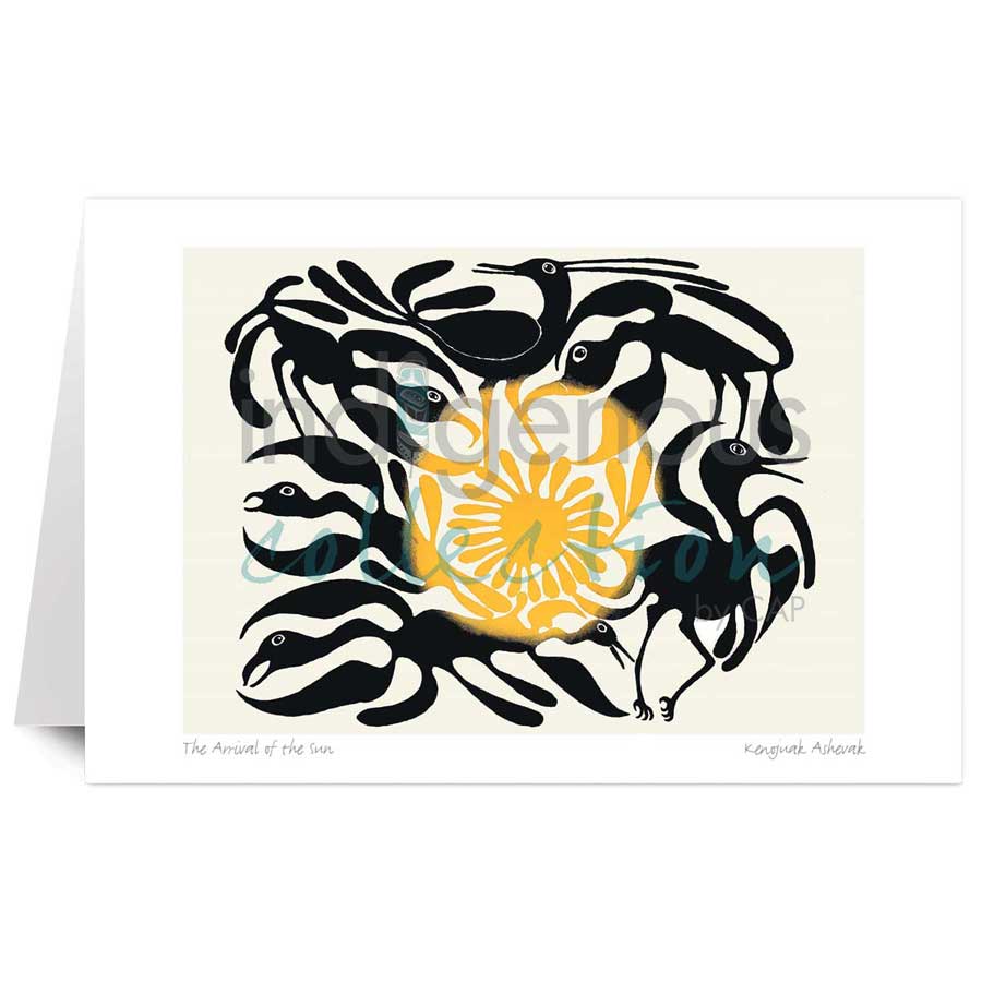 The Arrival of the Sun by artist Kenojuak Ashevak