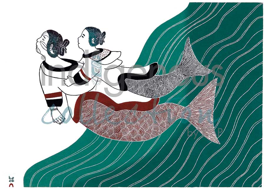 Surfacing by artist Ningiukulu Teevee