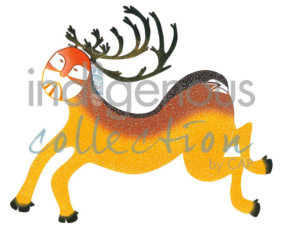 Caribou Spirit by artist Ningiukulu Teevee
