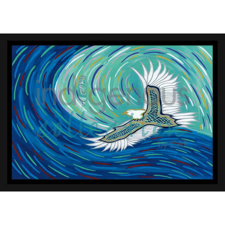 Prayer Carrier by artist Patrick Hunter - Ojibway. Indigenous Collection