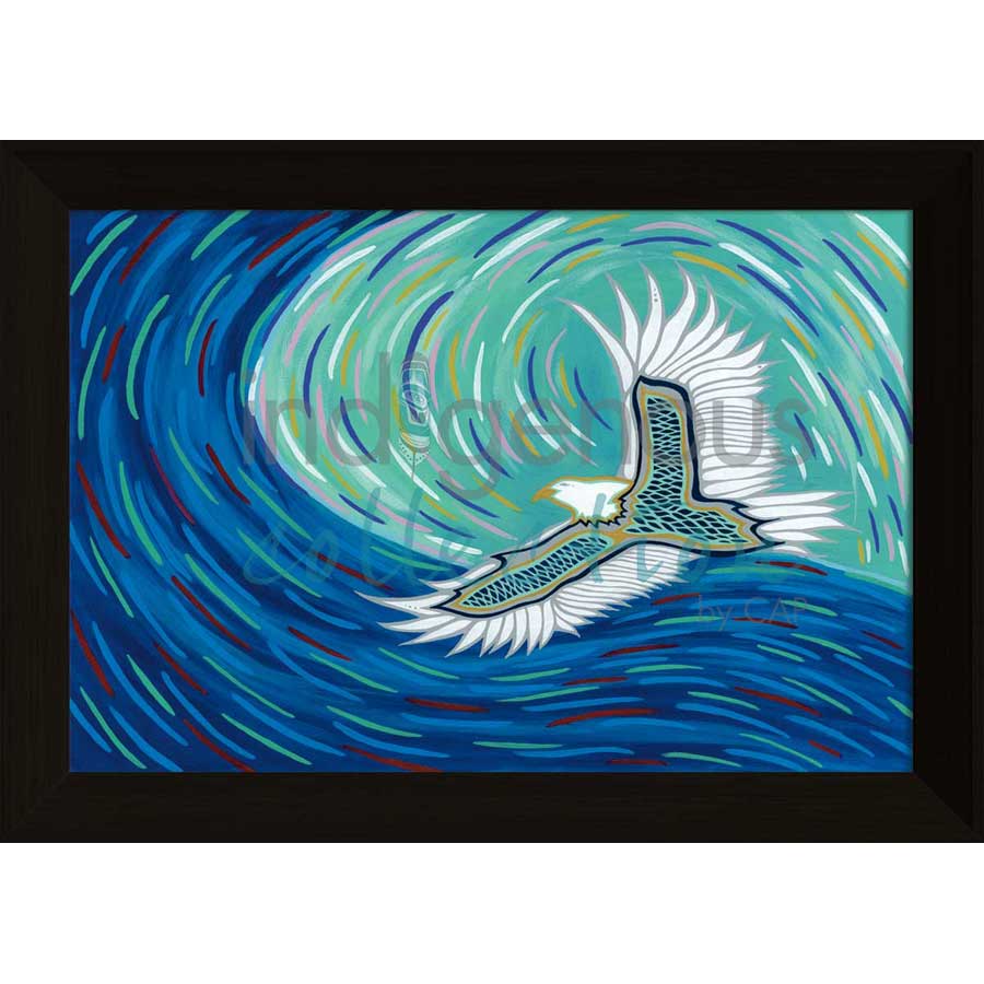 Prayer Carrier by artist Patrick Hunter - Ojibway. Indigenous Collection