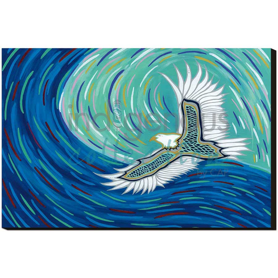 Prayer Carrier by artist Patrick Hunter - Ojibway. Indigenous Collection