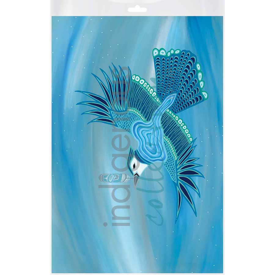 Blue Jay by artist Patrick Hunter - Ojibway. Indigenous Collection