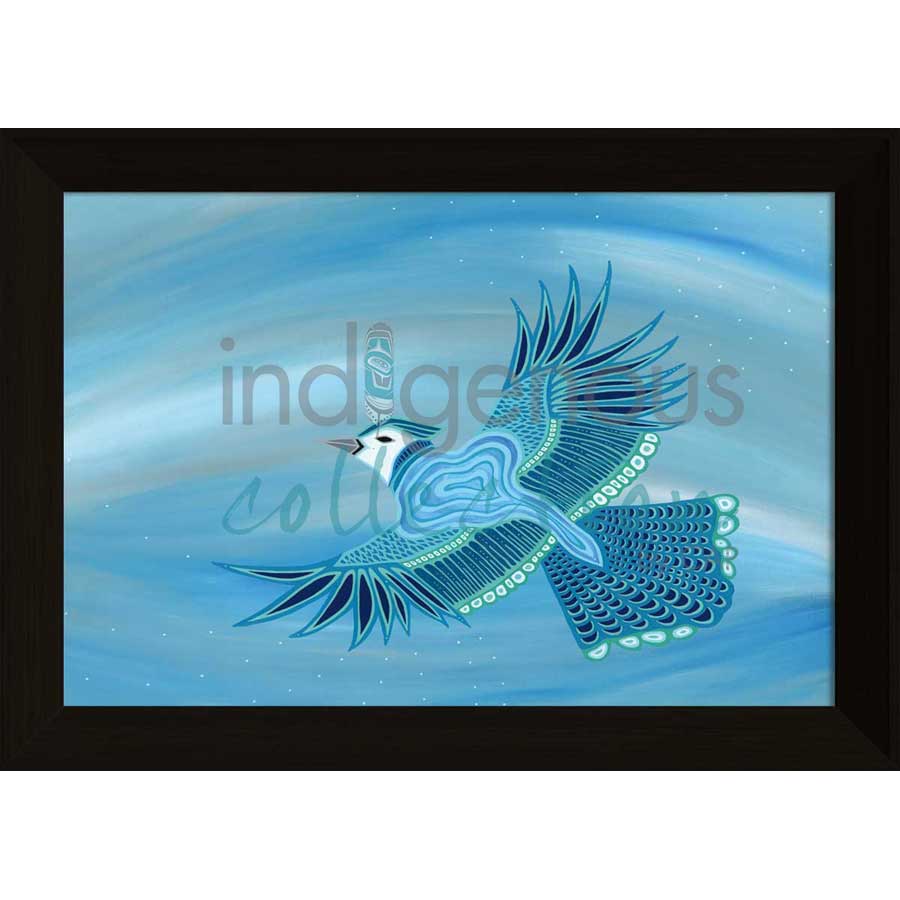 Blue Jay by artist Patrick Hunter - Ojibway. Indigenous Collection